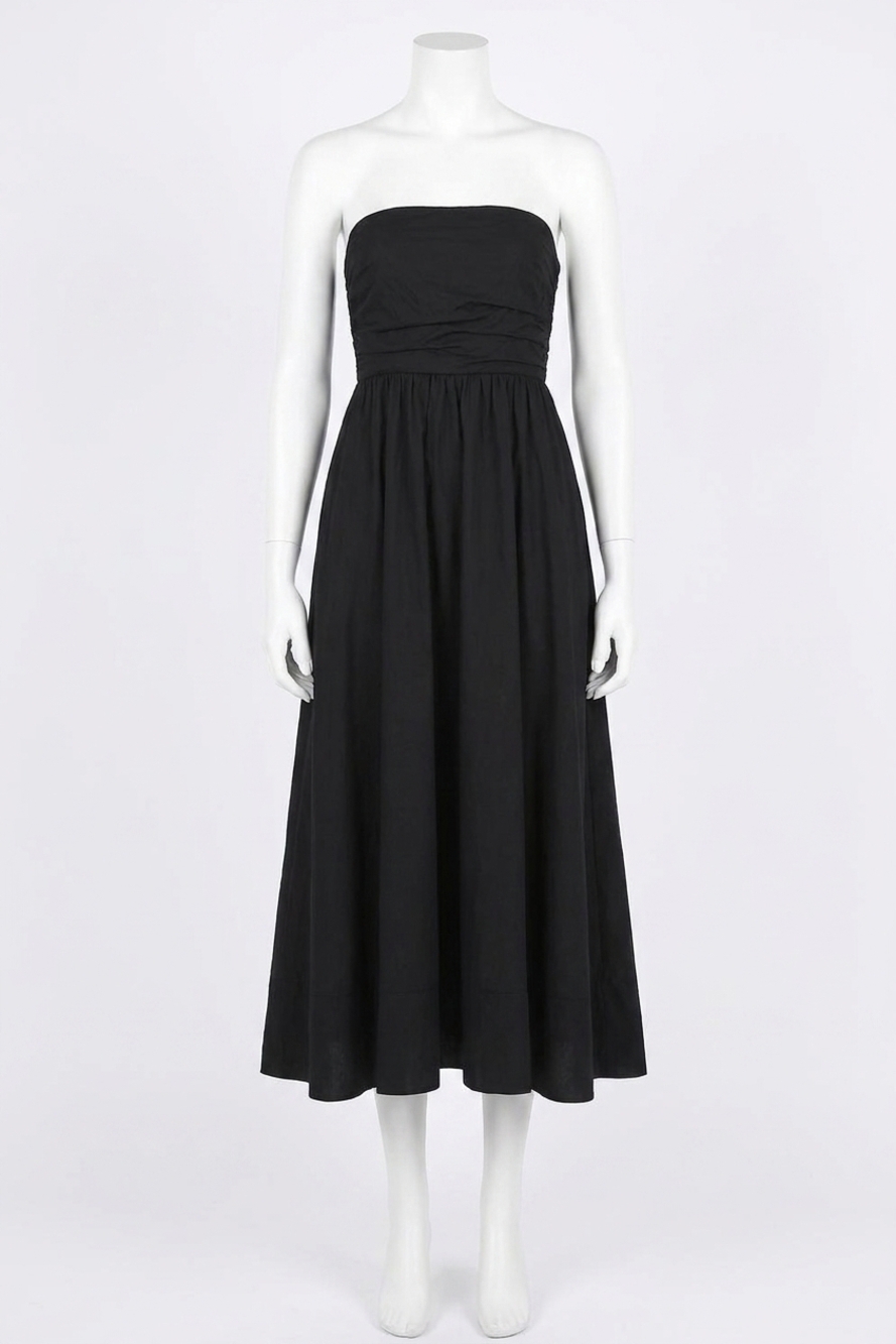 NEW A.L.C. tate midi dress in black